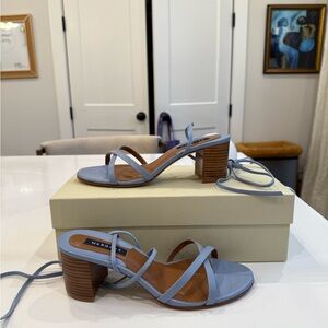New in Box Margaux Soho Sandal in Fog Nappa - size 36.5